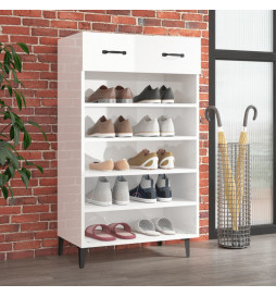 Armoire à chaussures Blanc...