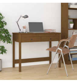 Bureau avec tiroirs Marron...