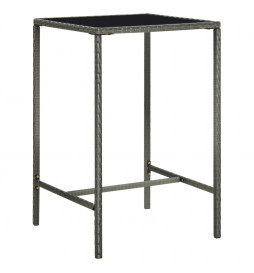 Table de bar de jardin Gris...