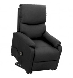 Fauteuil Gris foncé Tissu