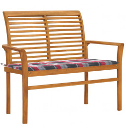 Banc de jardin avec coussin...