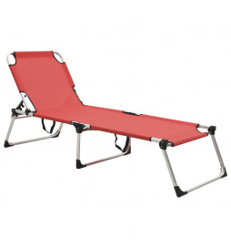 Chaise longue pliable extra...