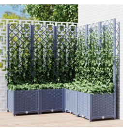 Jardinière avec treillis...