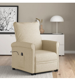 Fauteuil Crème Tissu