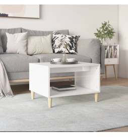 Table basse Blanc brillant...