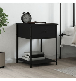 Table de chevet noir...