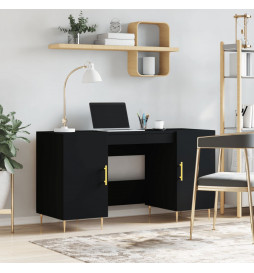 Bureau noir 140x50x75 cm...