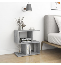 Tables de chevet 2 pcs Gris...