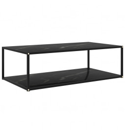 Table basse Noir 120x60x35...
