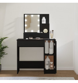 Coiffeuse avec LED noir...
