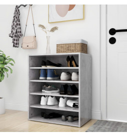 Armoire à chaussures Gris...