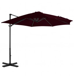 Parasol déporté avec mât en...