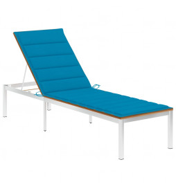 Chaise longue avec coussin...