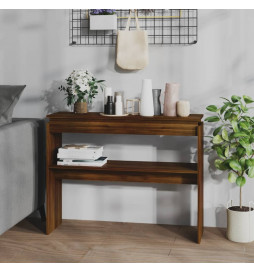 Table console Chêne marron...