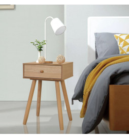 Table de chevet 2 pcs Bois...