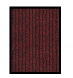 Paillasson rayé Rouge 60x80 cm