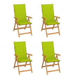 Chaises de jardin 4 pcs...
