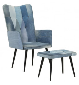 Fauteuil avec repose-pieds...