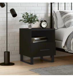 Table de chevet noir...