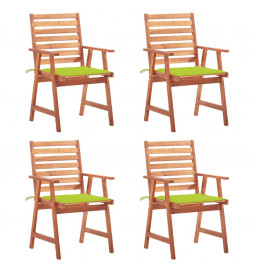 Chaises à dîner d'extérieur...