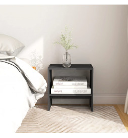 Tables de chevet 2 pcs Gris...