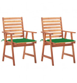 Chaises à dîner d'extérieur...