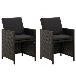 Chaises de jardin 2 pcs...