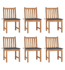 Chaises de jardin 6 pcs...