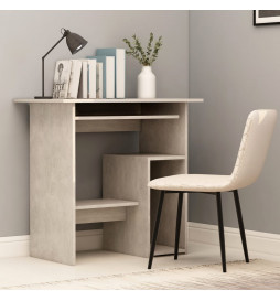 Bureau Gris béton 80 x 45 x...