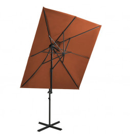 Parasol déporté à double...
