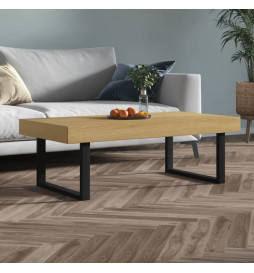 Table basse Marron clair et...