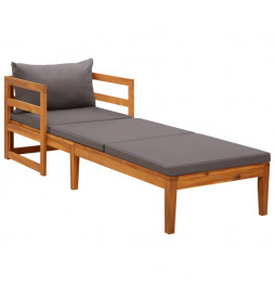 Chaise longue avec coussins...