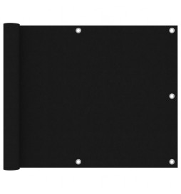 Écran de balcon Noir 75x400...