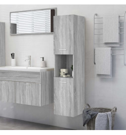 Armoire de bain Sonoma gris...