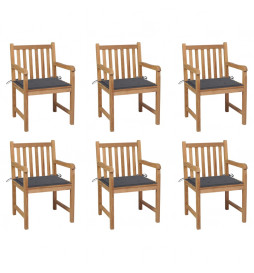 Chaises de jardin 6 pcs...