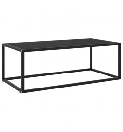Table basse Noir avec verre...