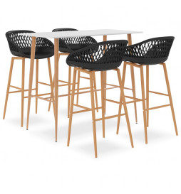 Ensemble de bar 5 pcs Blanc...