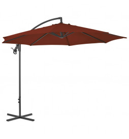 Parasol déporté avec mât en...