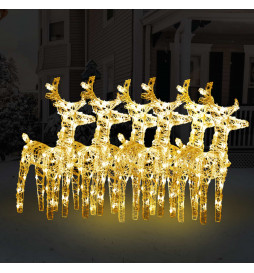 Rennes de Noël 6 pcs 240...