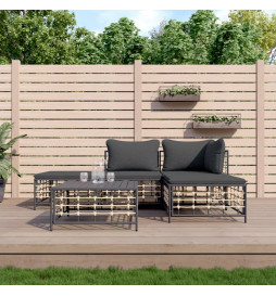 Salon de jardin 5 pcs avec...