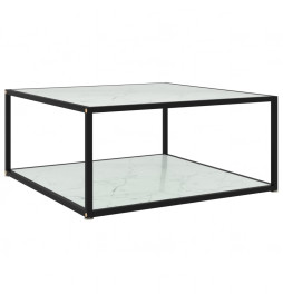 Table basse Blanc 80x80x35...