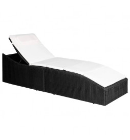 Chaise longue avec coussin...