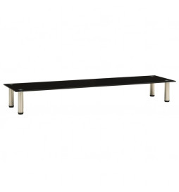 Meuble TV Noir 140x35x17 cm...