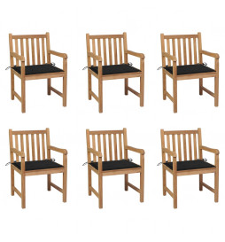 Chaises de jardin 6 pcs...