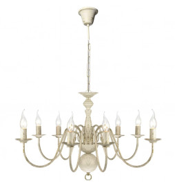 Lustre en métal blanc...