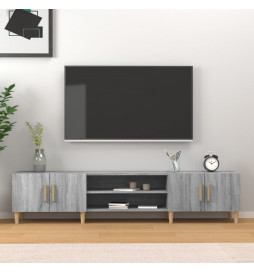 Meuble TV sonoma gris...
