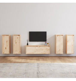 Meubles TV 5 pcs Bois...
