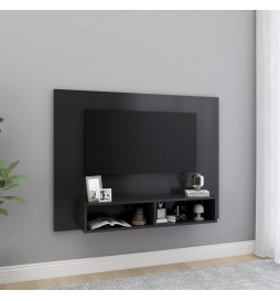 Meuble TV mural Gris...