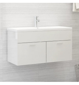 Armoire d'évier Blanc...