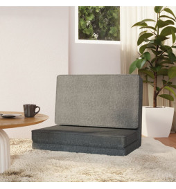 Chaise pliable de sol Gris...